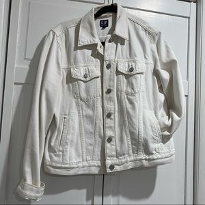 White Jean Jacket (Gap)